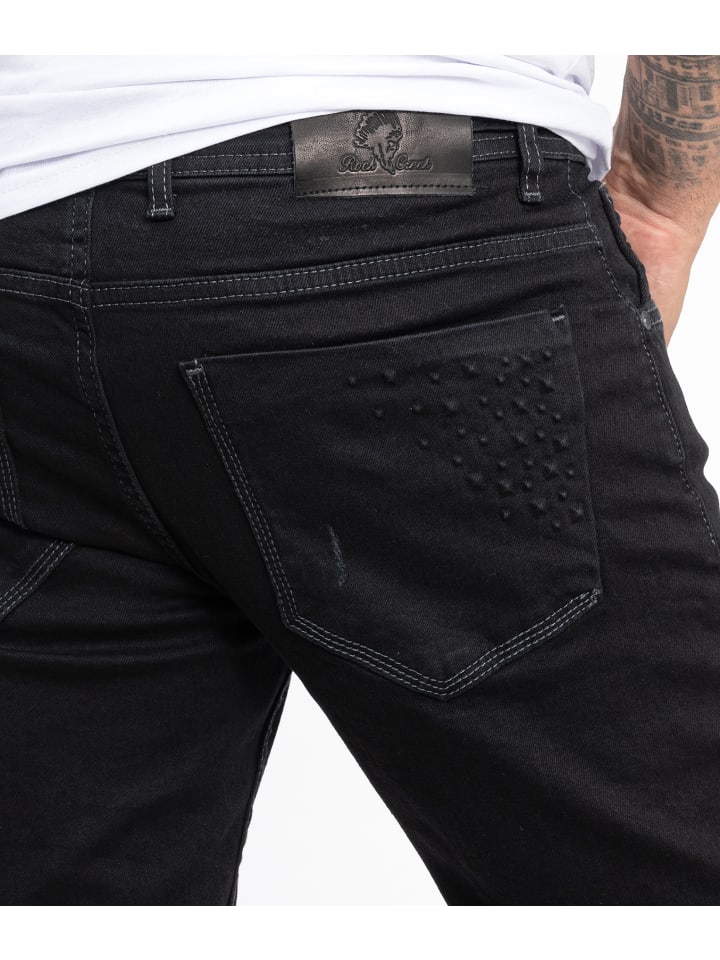 Rock Creek Jeans Straight Cut in Schwarz günstig kaufen