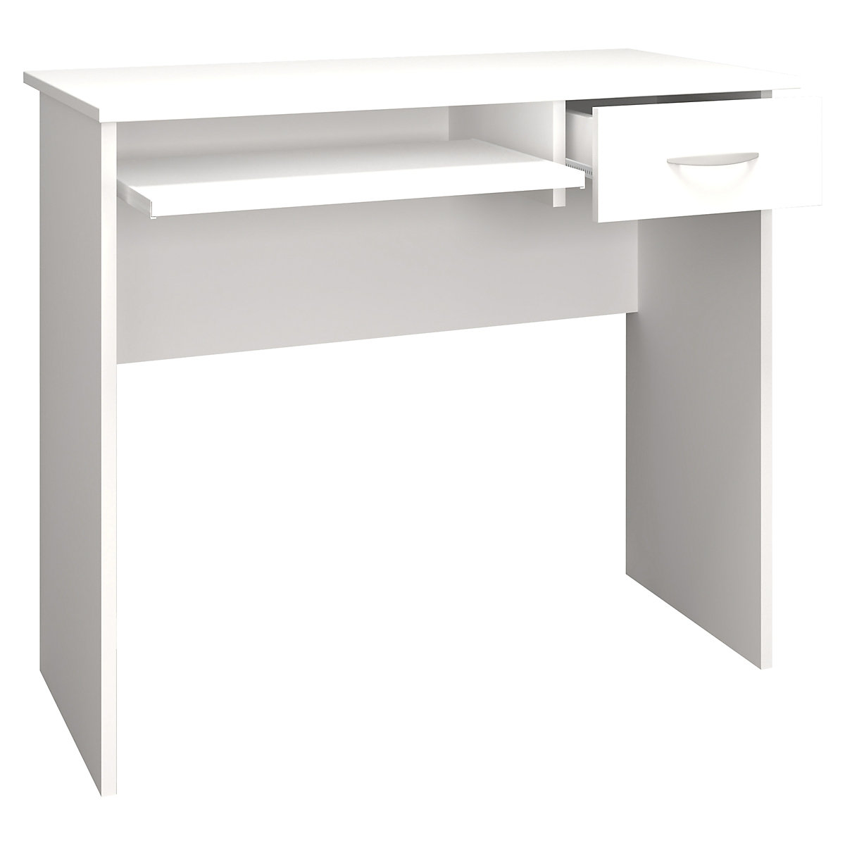 Holz Schreibtisch Computertisch Tastaturauszug Schublade Bürotisch Arusa