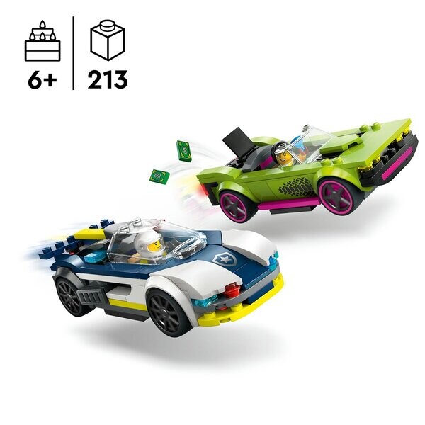 LEGO City 60415 Carro de Polícia e Perseguição em Alta Velocidade