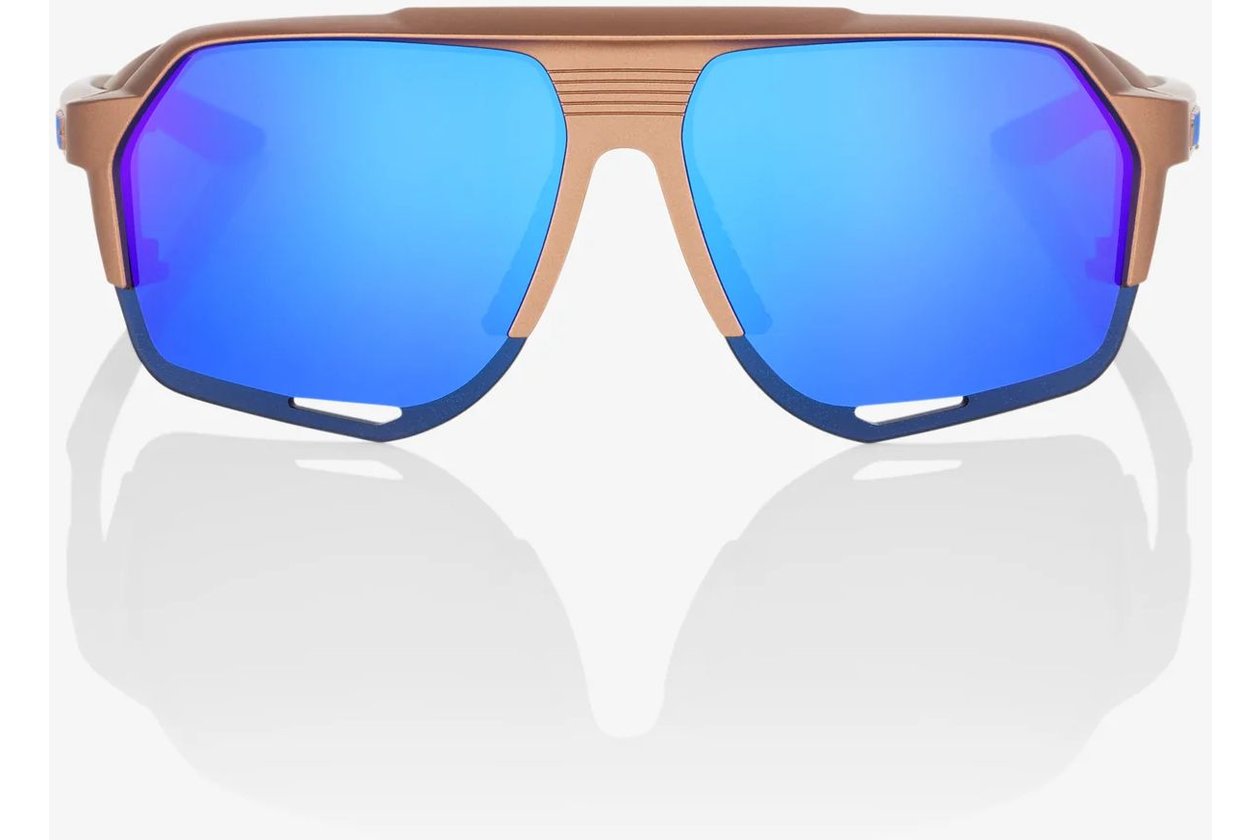100 Percent Norvik Matte Copper Chromium / Blue Mirror Lens
