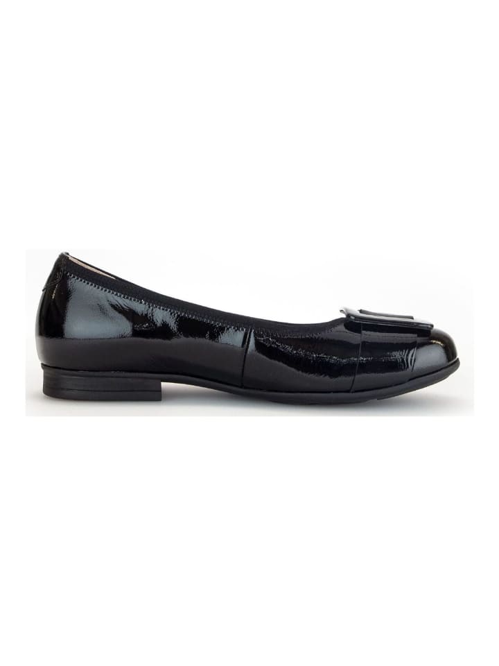 Gabor Ballerinas in Schwarz Lack günstig kaufen