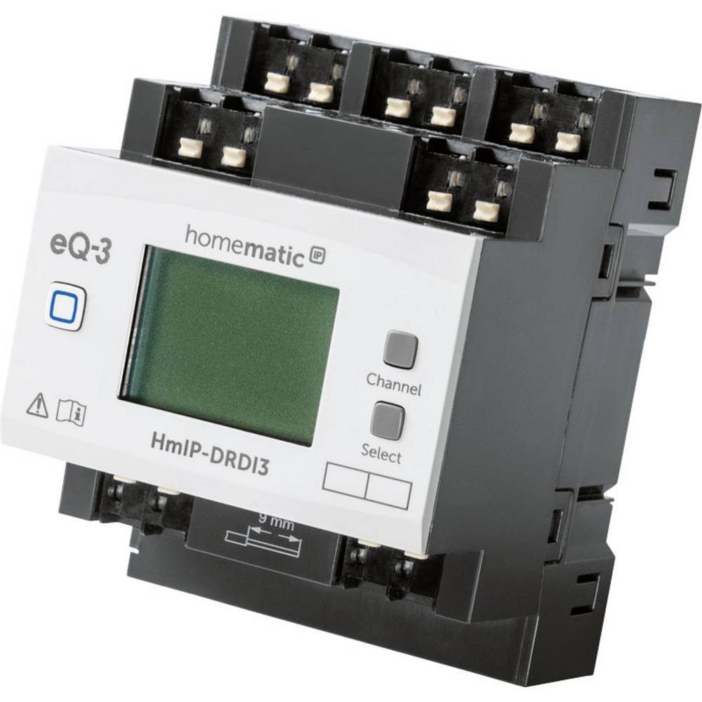 Homematic IP Dimmaktor für Hutschienenmontage - 3-fach Smart-Home-Steuerelement