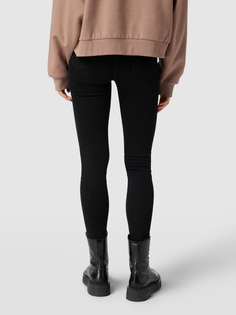Cargohose mit Label-Detail in schwarz