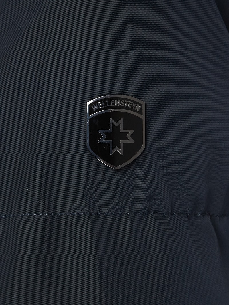 Funktionsjacke mit Label-Details Modell 'Kitzbühel' in marineblau