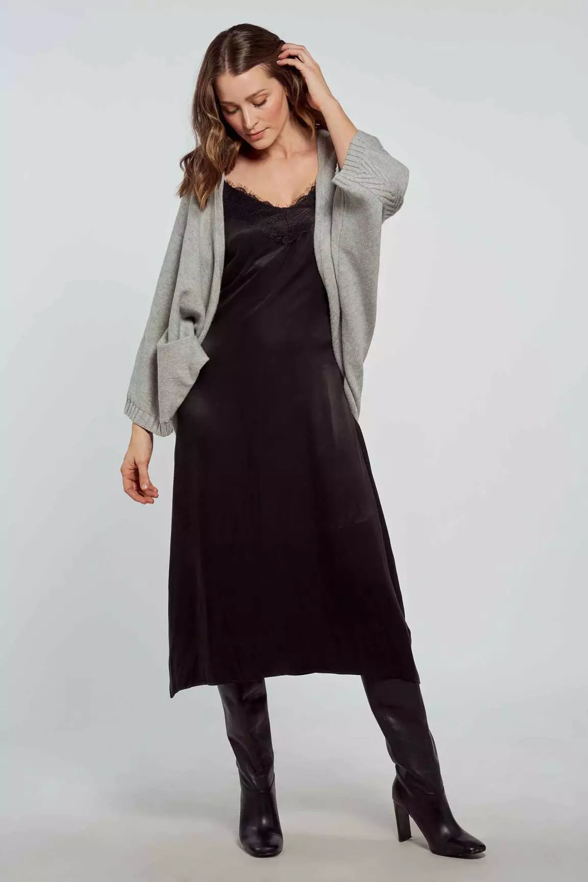 More   More Cardigans Femme couleur noir