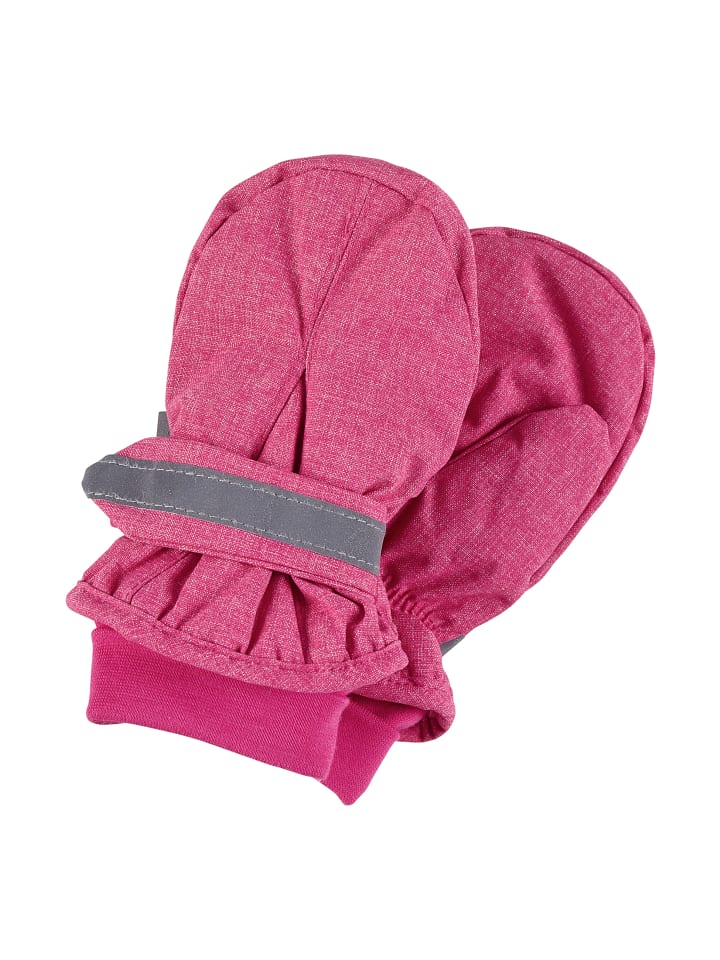 Sterntaler Fäustlinge uni in magenta melange günstig kaufen