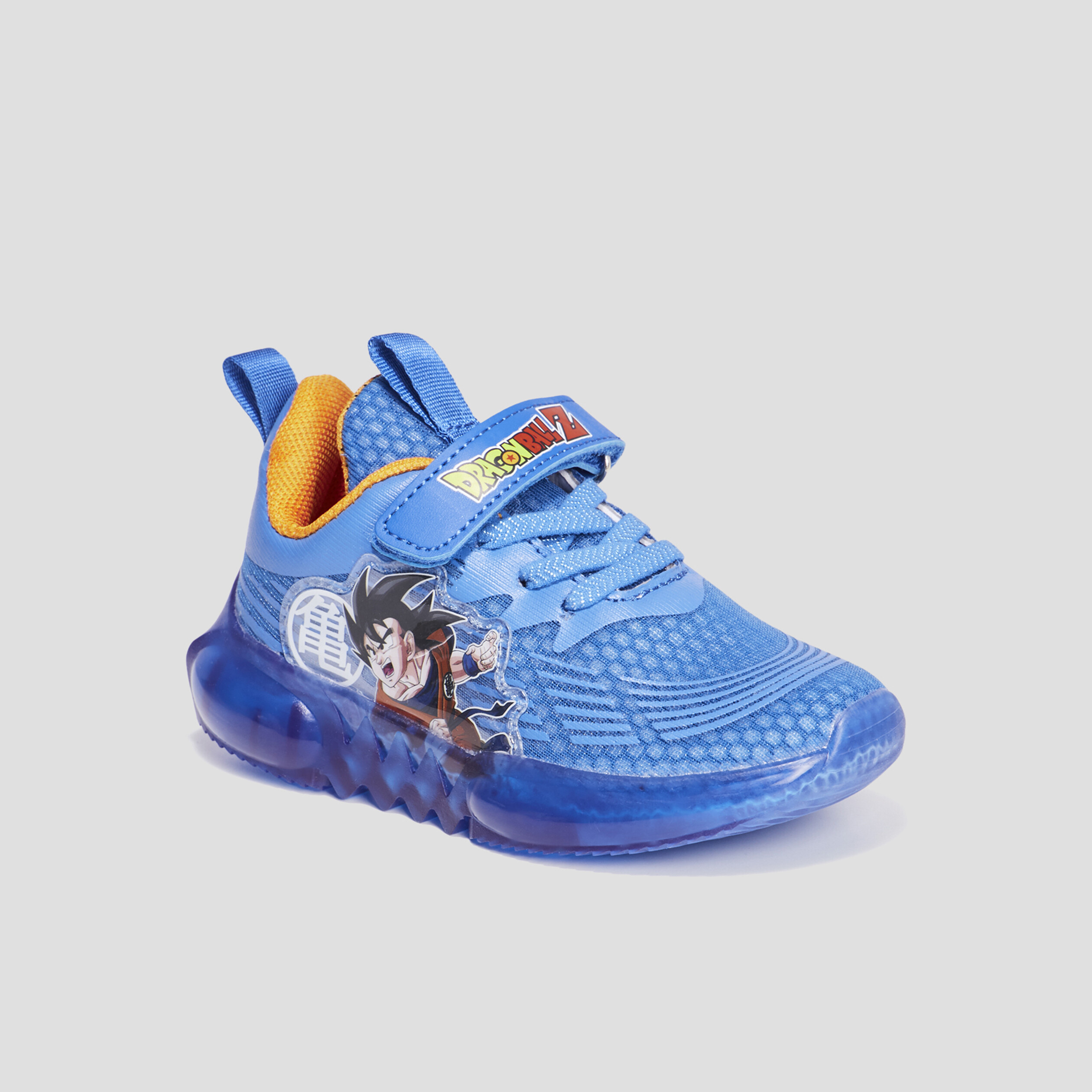 Baskets running à scratchs Dragon Ball Z bleu electrique garçon | La Halle