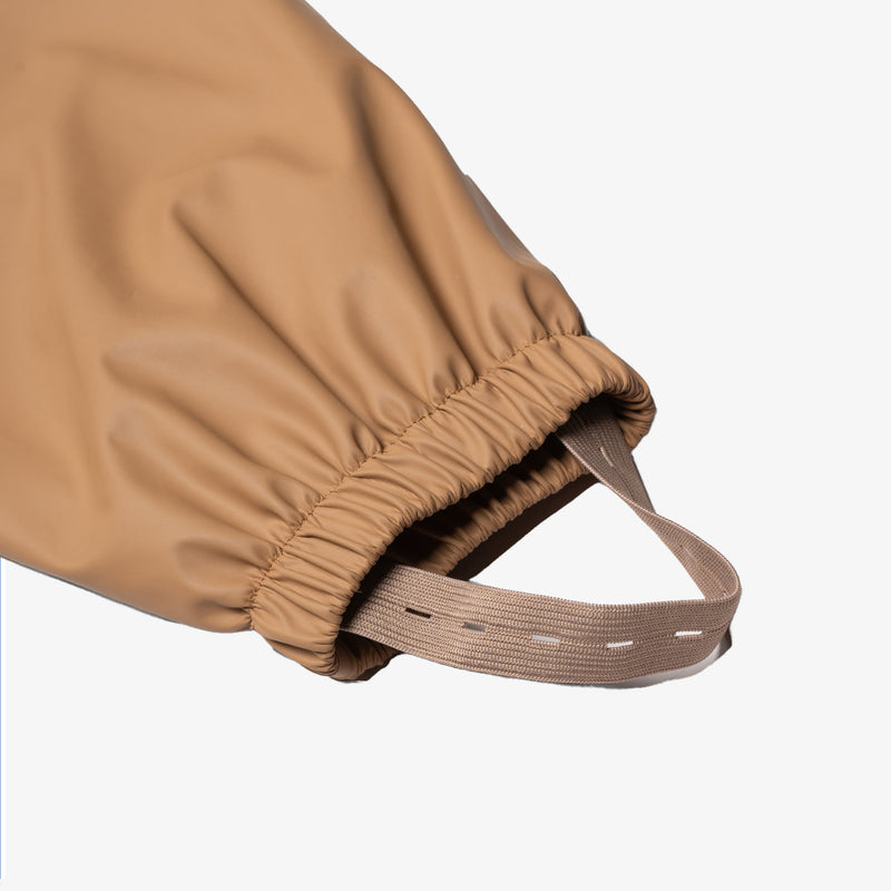 aarhus rain suit wool caramel - Braun