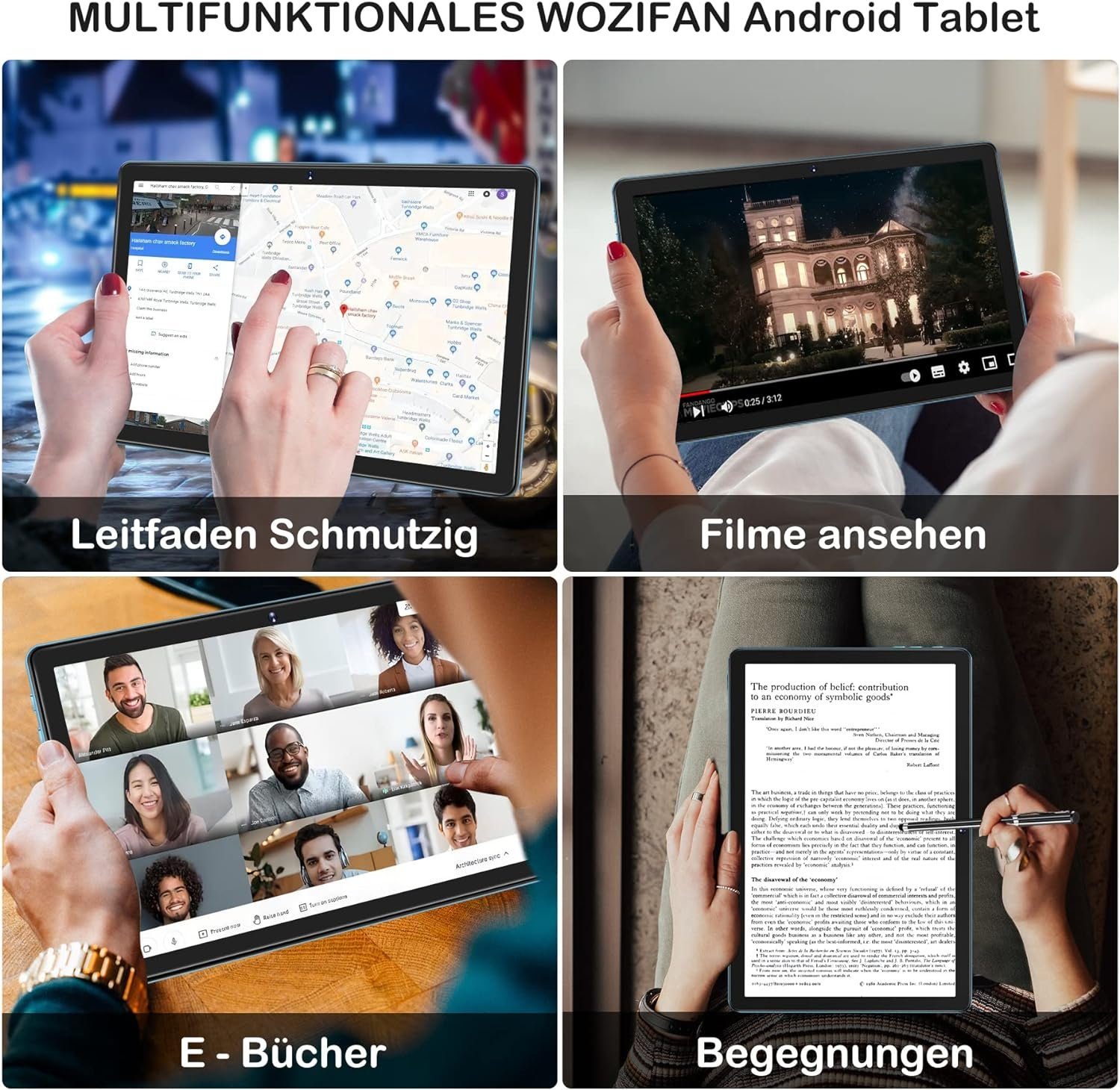 SEBBE 16GB RAM (TF 512GB) MT8183 8-Core 2.0Ghz Tablet (10