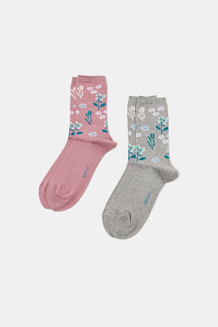 2er-Set gemusterte Socken
