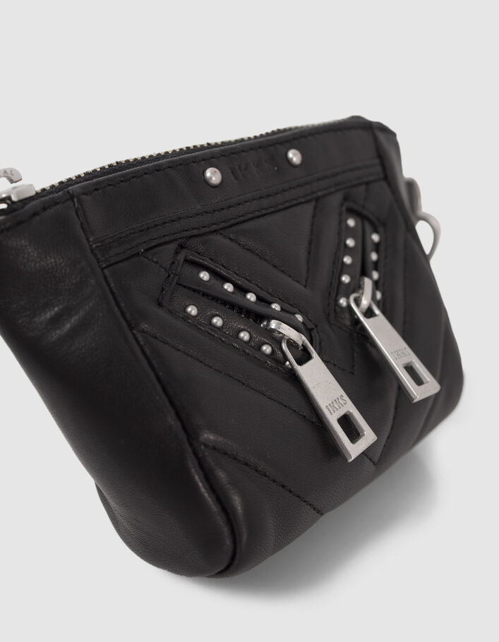 Mini trousse 1440 Toy Rock noire cuir Femme