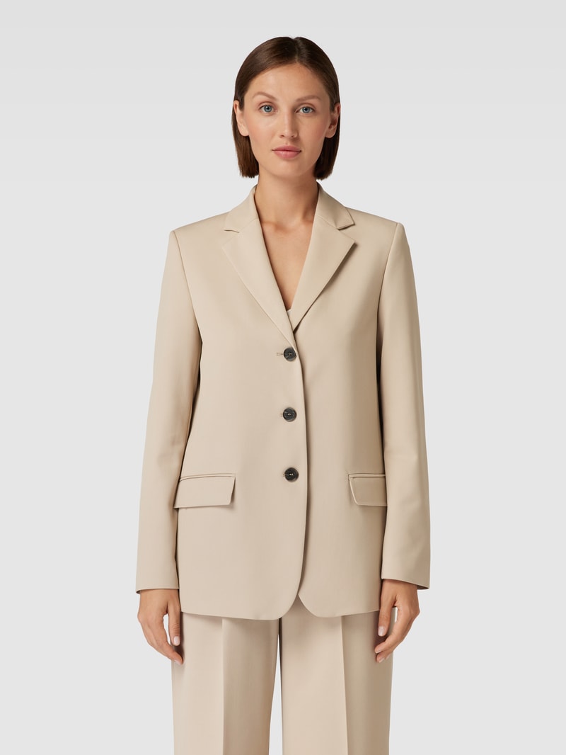 Blazer mit Pattentaschen in schlamm