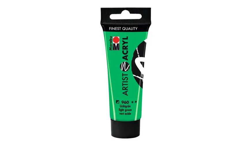 Marabu Artist Acryl, Lichtgrün 960, 22 ml 22 ml