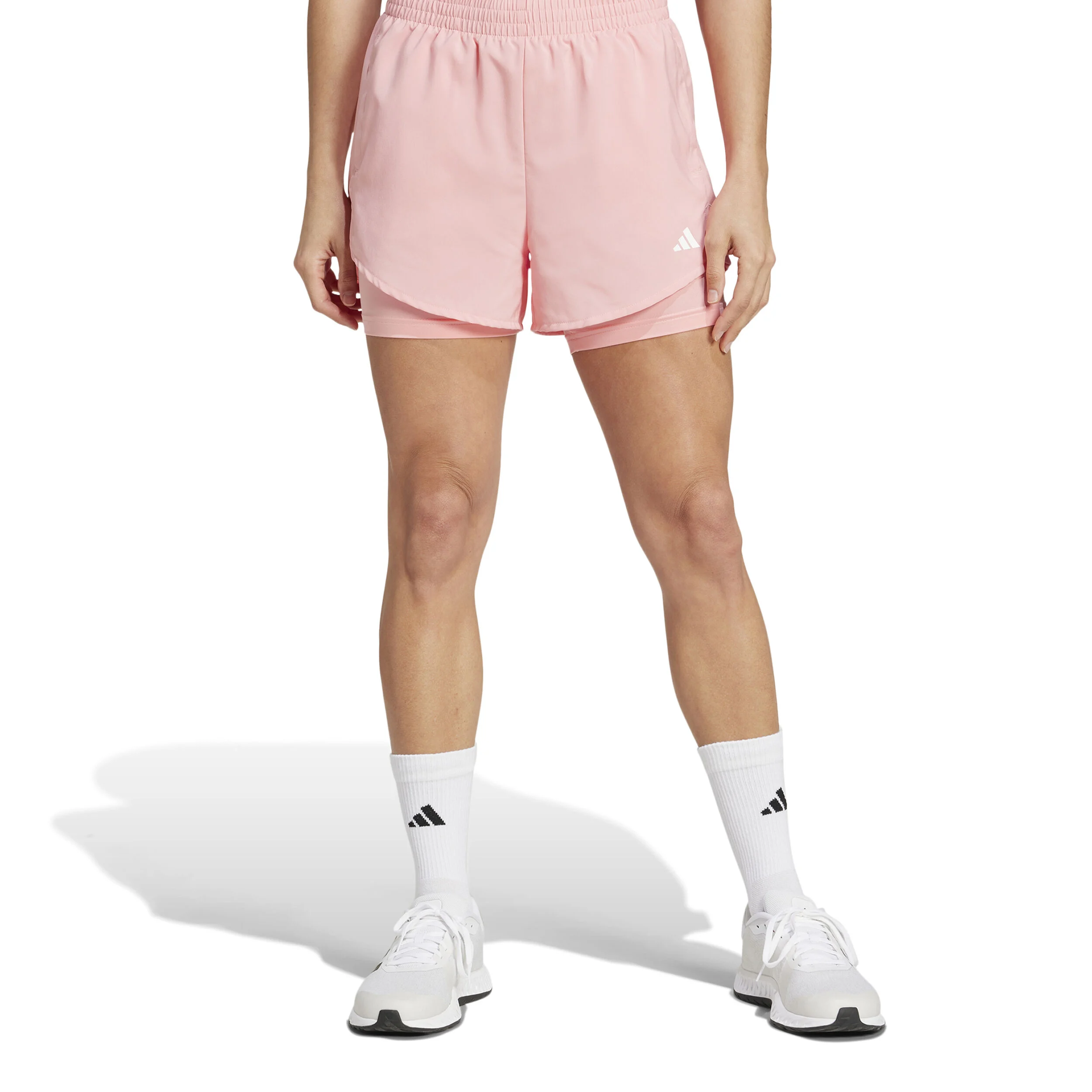 Minimal 2in1 Shorts Damen - Rosa
