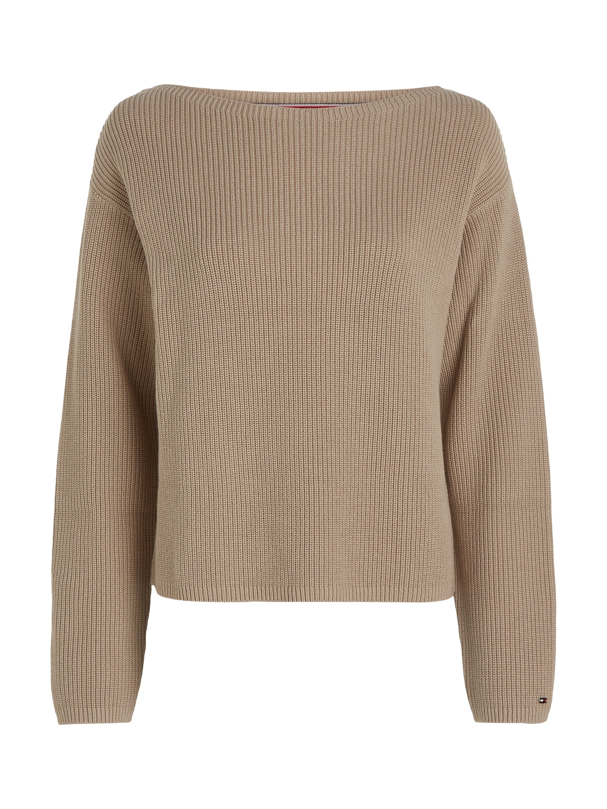 Tommy Hilfiger Strickpullover in Rippstrick-Optik