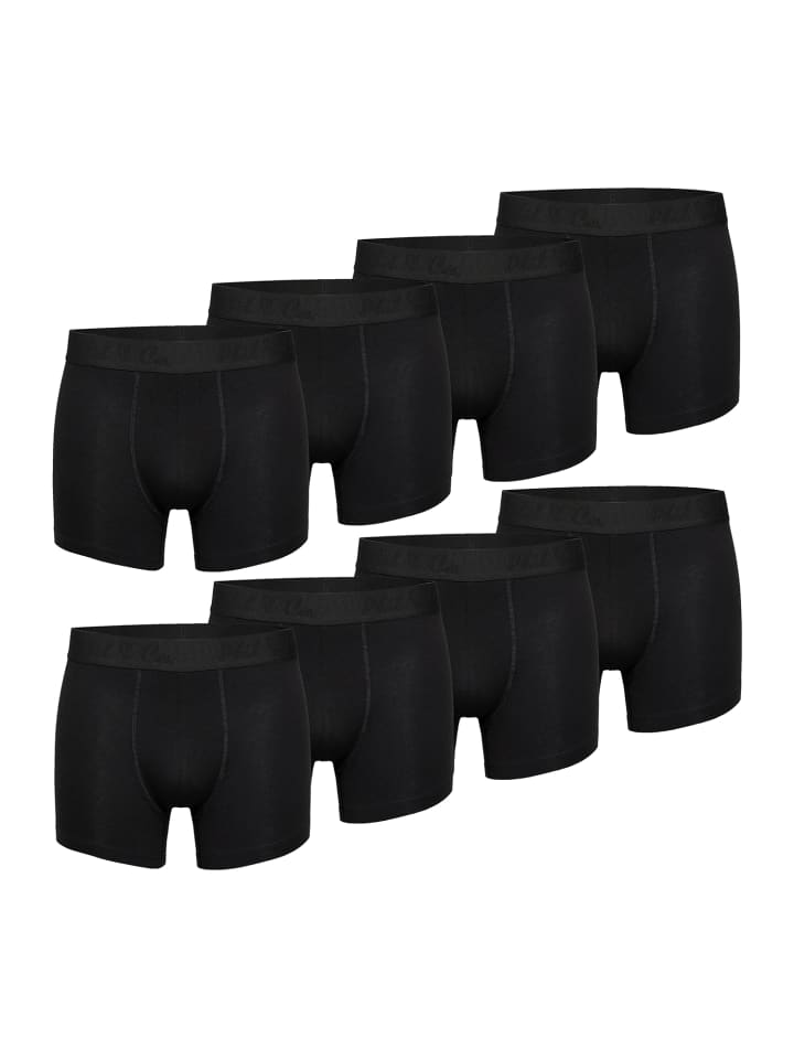 Phil & Co. Berlin  Retroshorts 8-Pack Jersey in Black günstig kaufen