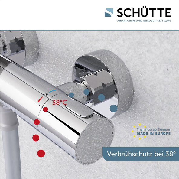 Duscharmatur mit Thermostat LOS ANGELES, chrom