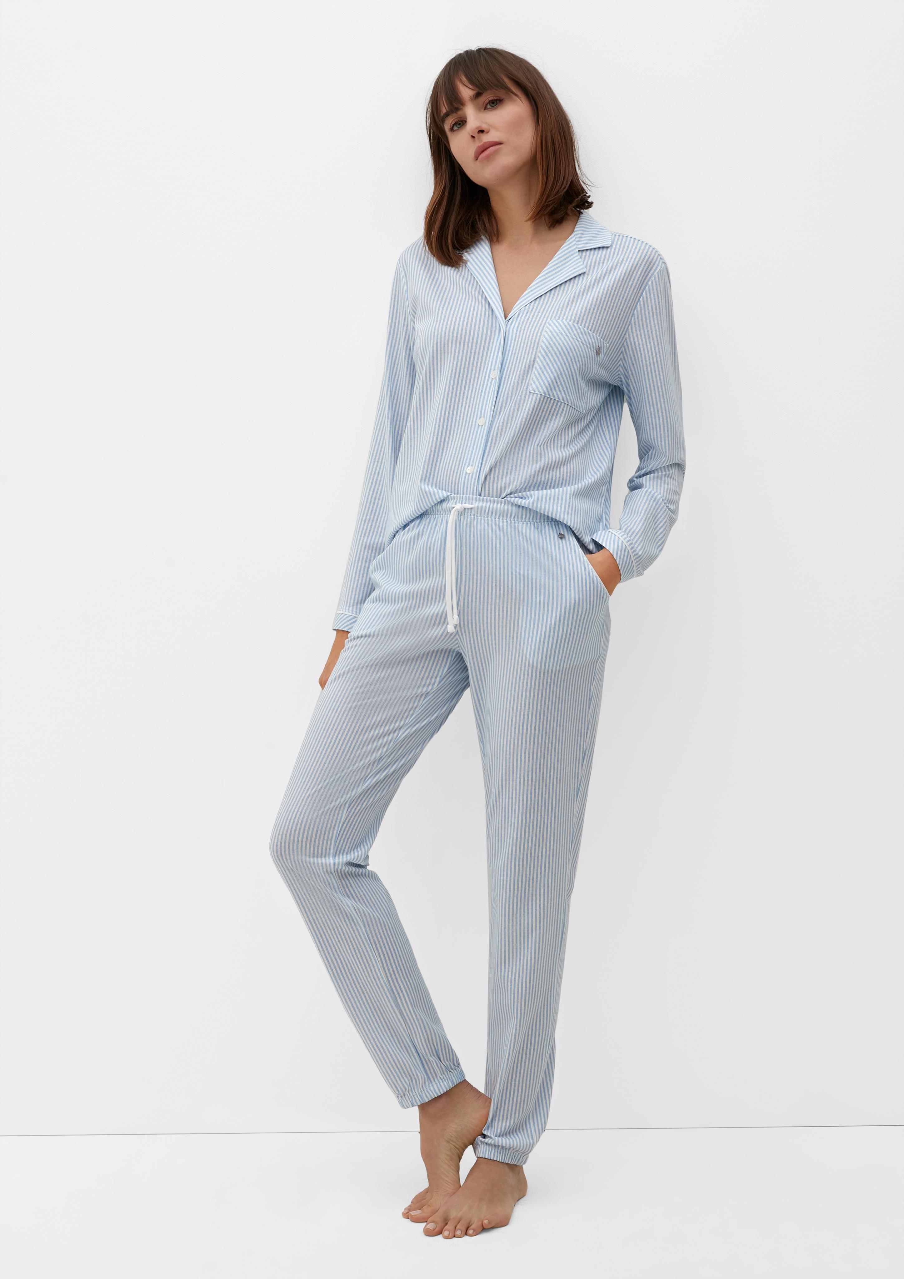 Klassische Pyjamahose  6008026-55G1