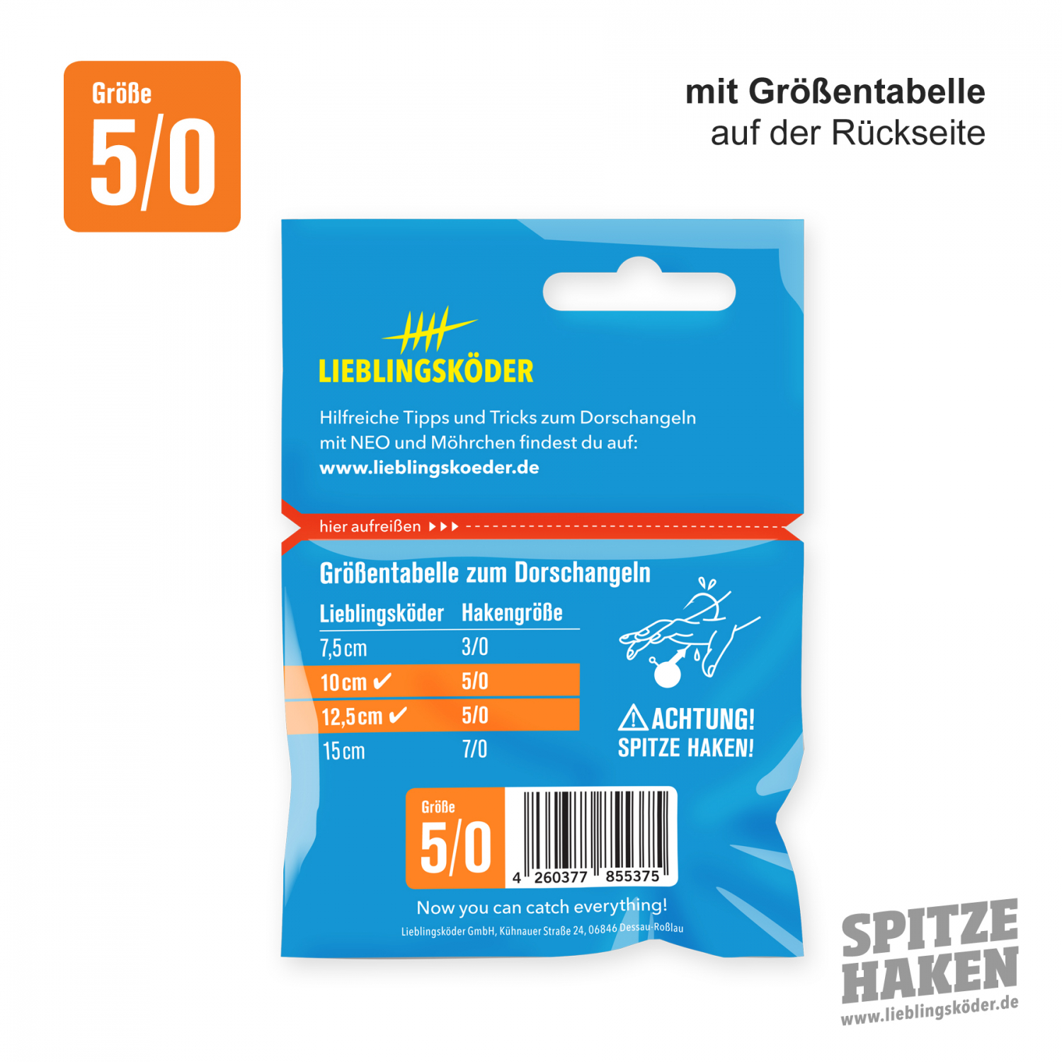 Lieblingsköder Angelhaken Spitz (NEO 4/0)