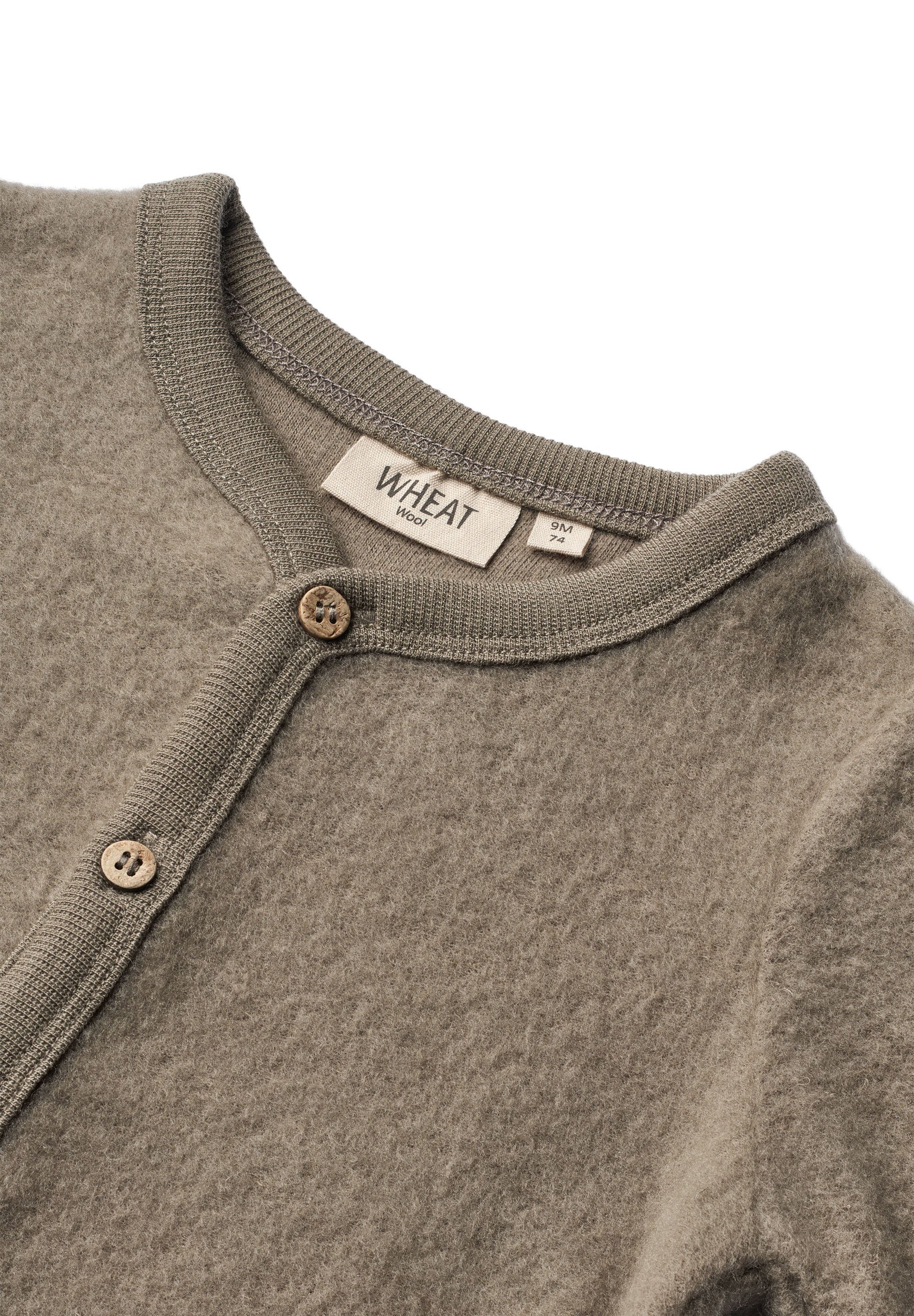 WHEAT Cardigan Wool Fleece Schnelltrocknend; Atmungsaktiv