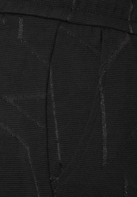 CECIL Loose Fit Jacquard Culotte