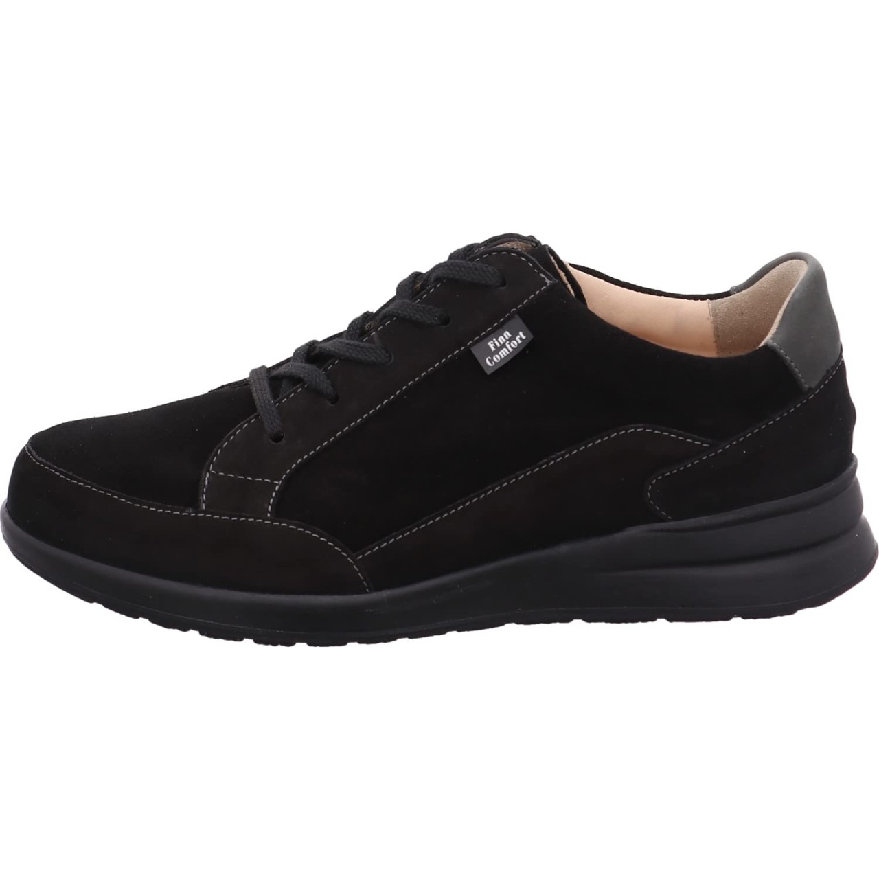 FINN COMFORT Freizeit Schnürer schwarz