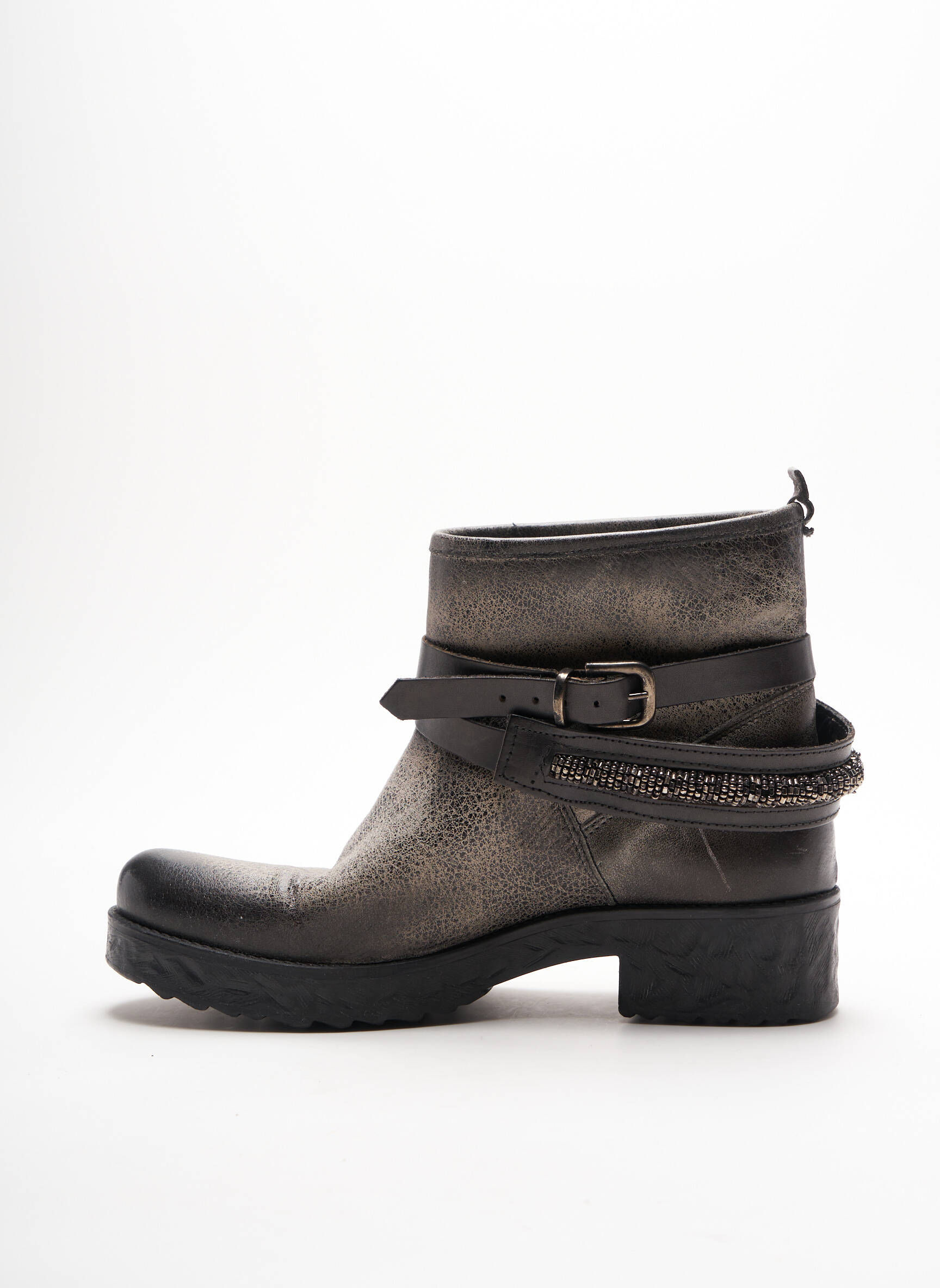 Looking Bottines Femme couleur gris