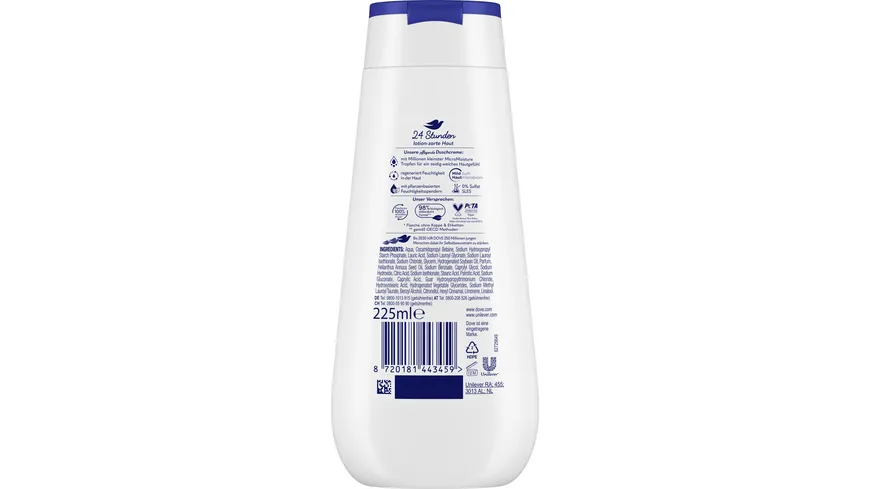Dove Advanced Care Duschcreme Reichhaltige Pflege 225 ml