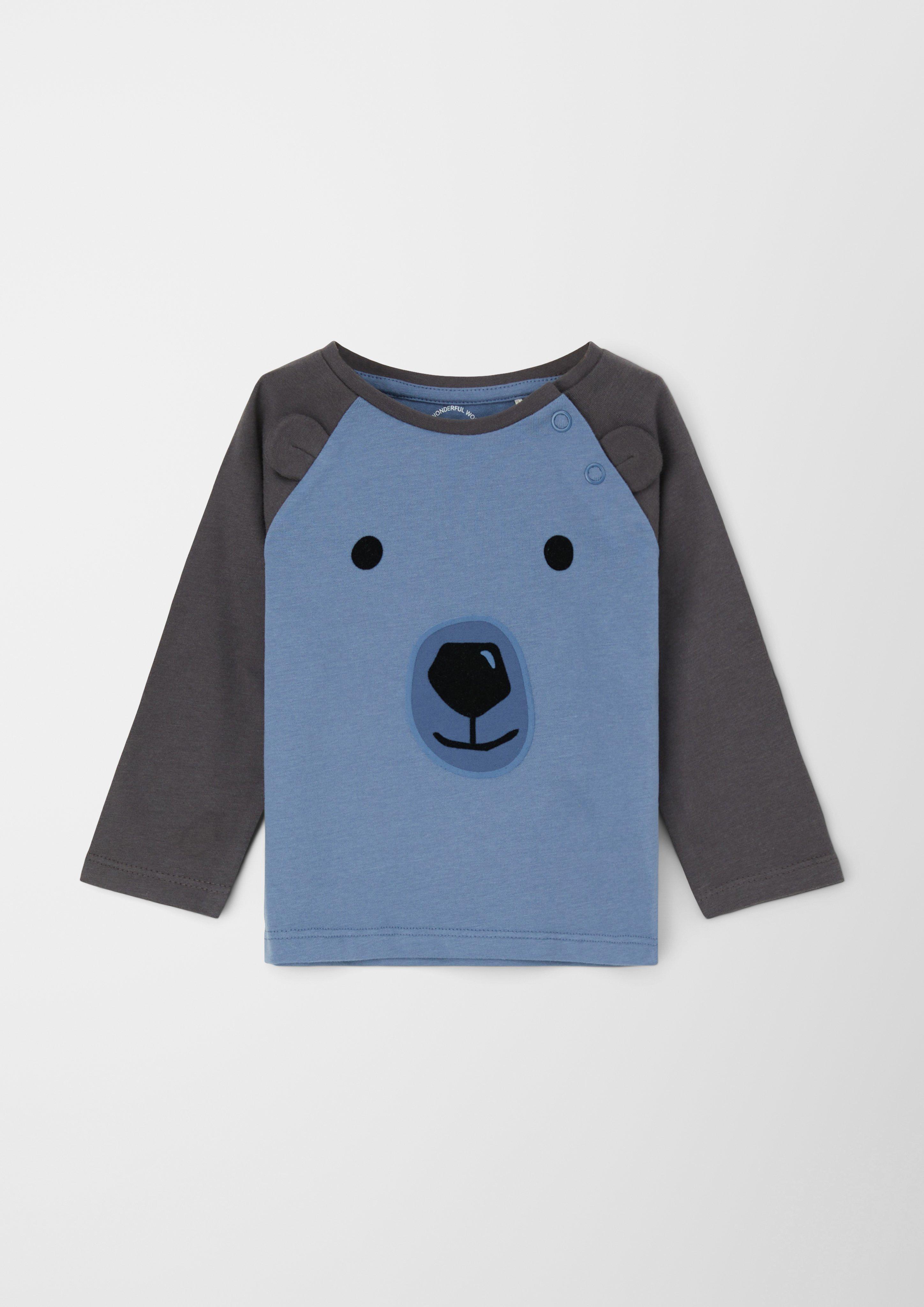Longsleeve mit Bärengesicht  2122429-5283