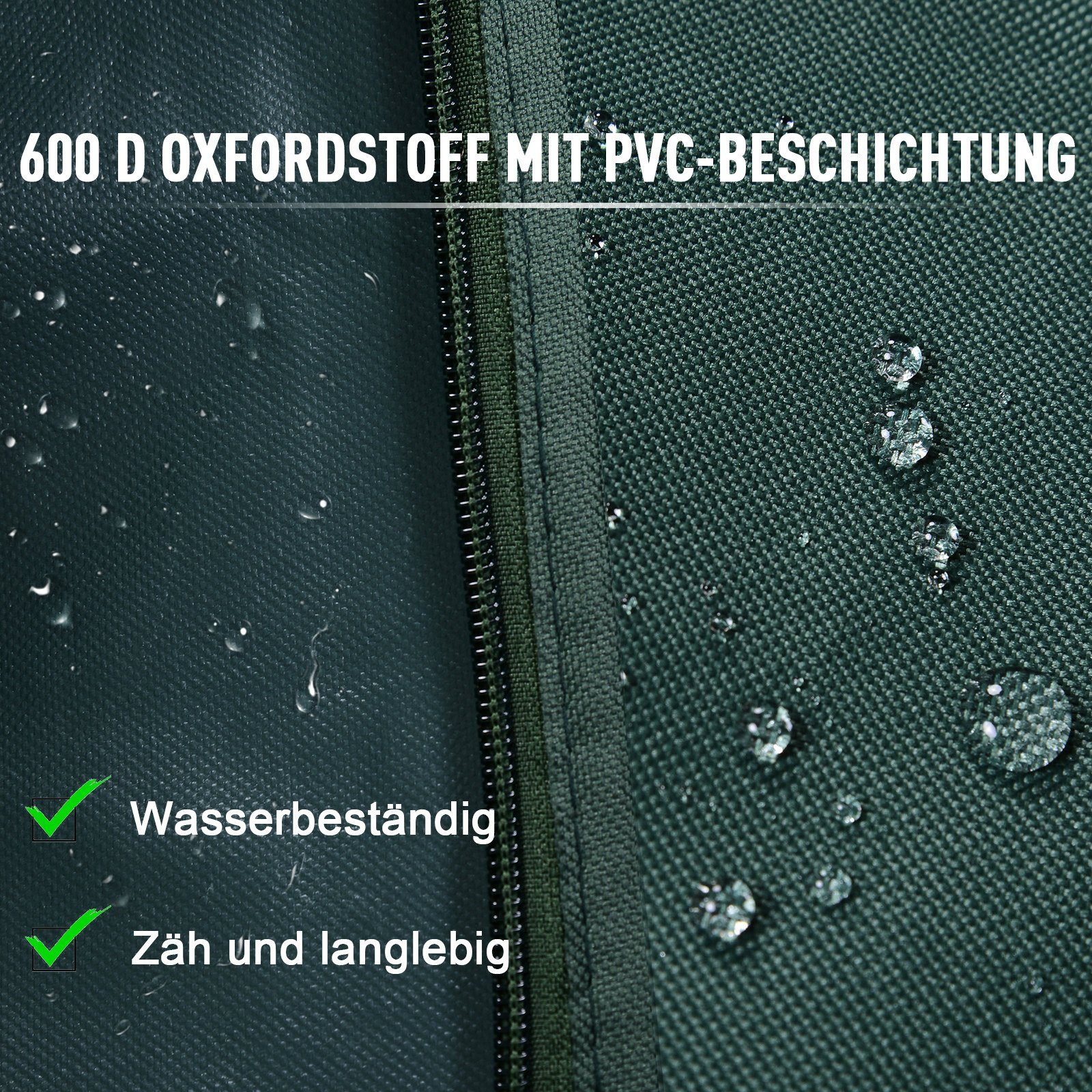 Outsunny Gartenmöbel-Schutzhülle Abdeckhaube für Hollywoodschaukeln