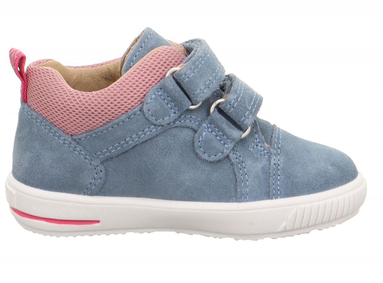 MOPPY - Blau/PinkSneaker low mit Klettverschluss