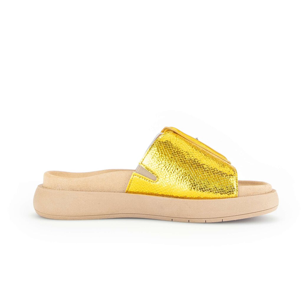 Gabor fashion Pantolette gelb