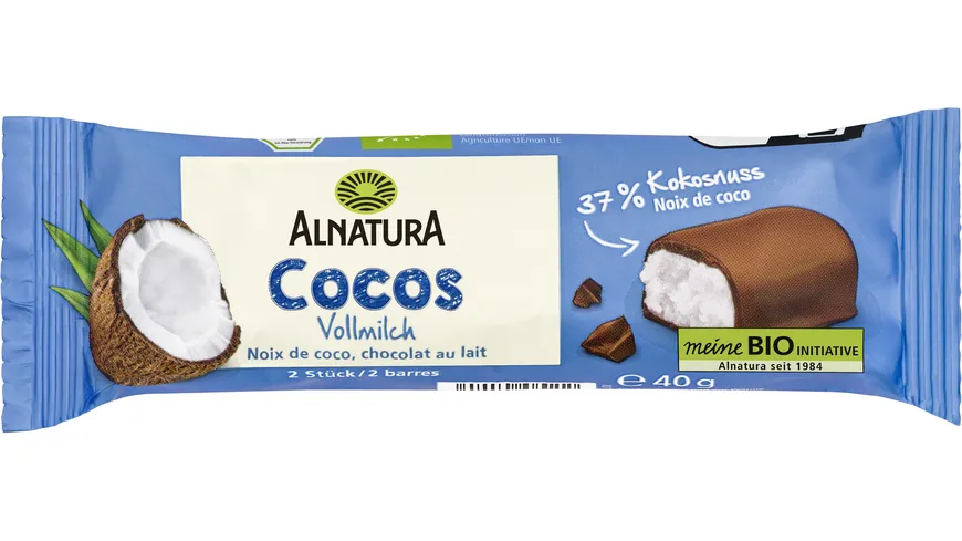 Alnatura Bio Cocos Riegel Vollmilch 40 g