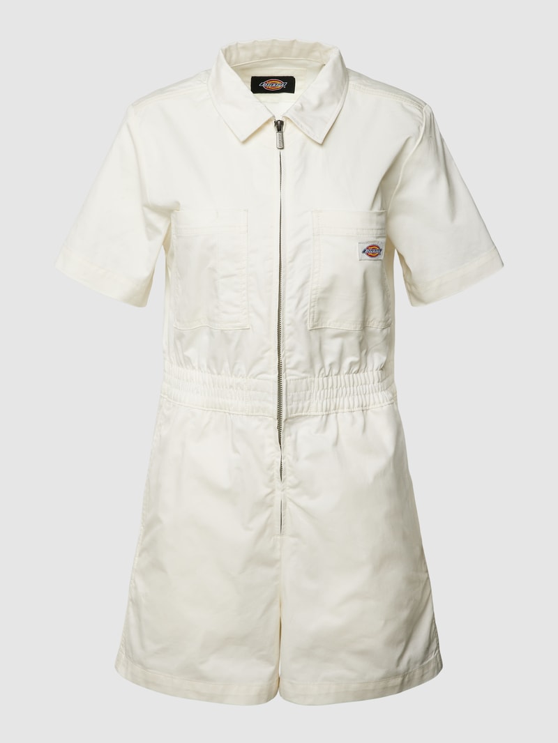 Jumpsuit mit Reißverschluss Modell 'VALE' in ecru