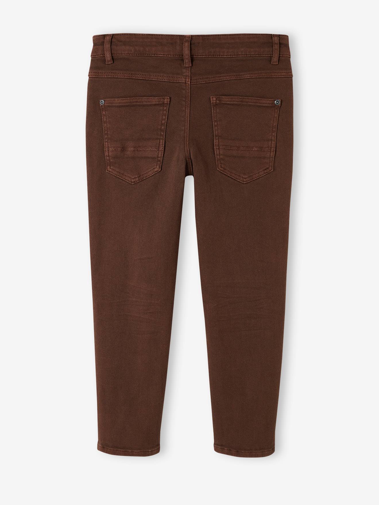 Vertbaudet Jungen Slim-Fit-Hose, Hüftweite COMFORT - beige