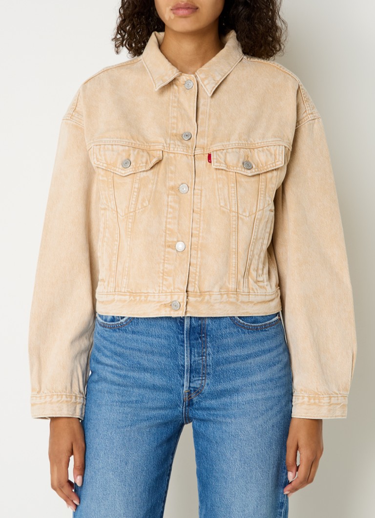 Jachetă Levi's Trucker din denim cu buzunare laterale