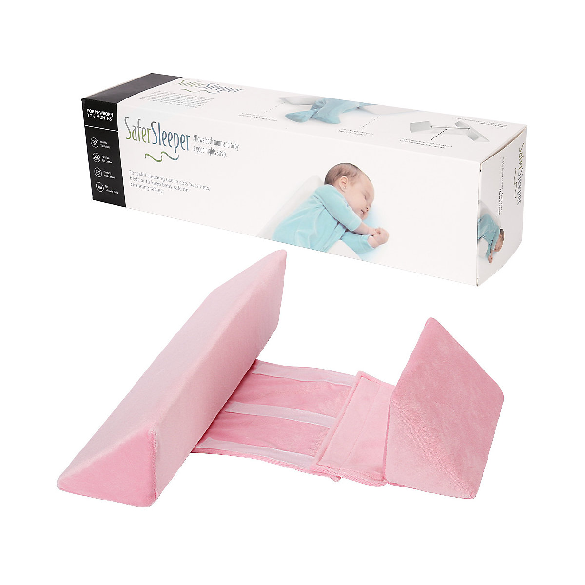 Dreiecks Form Baby Kopfkissen Baby-Schlafhaltung formendes Kopfkissen