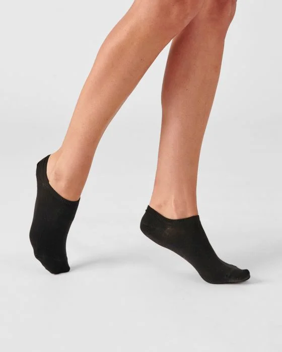 Lot de 2 paires de socquettes invisibles