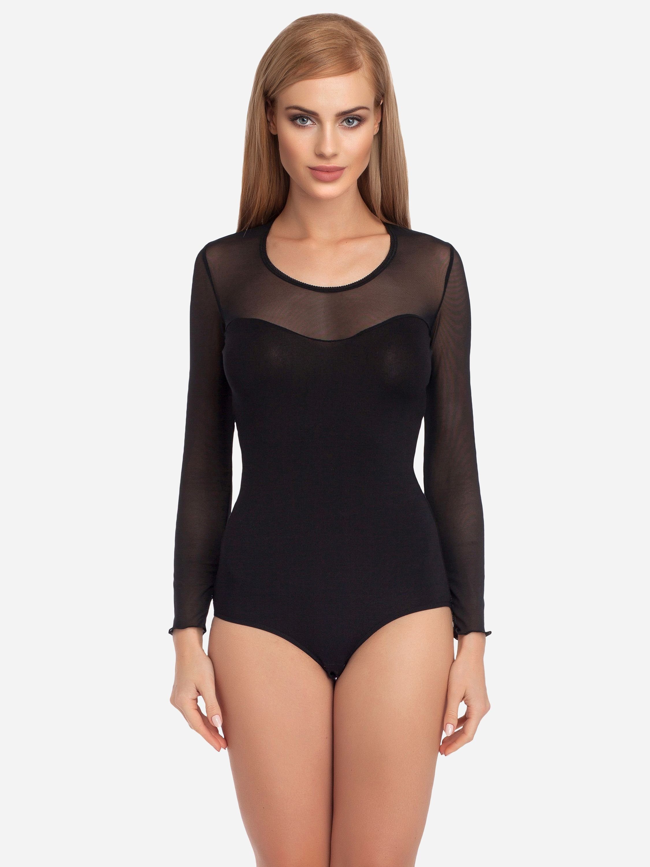 Merry Style Body Damen Langarm Body VBD15