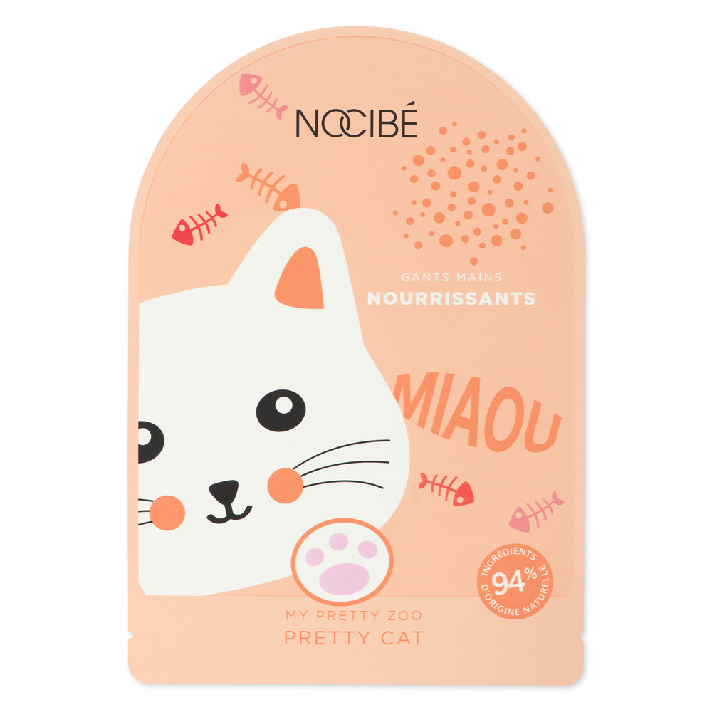 Nocibé My Pretty Zoo - Chat Masque En Tissu Nourrissant Mains