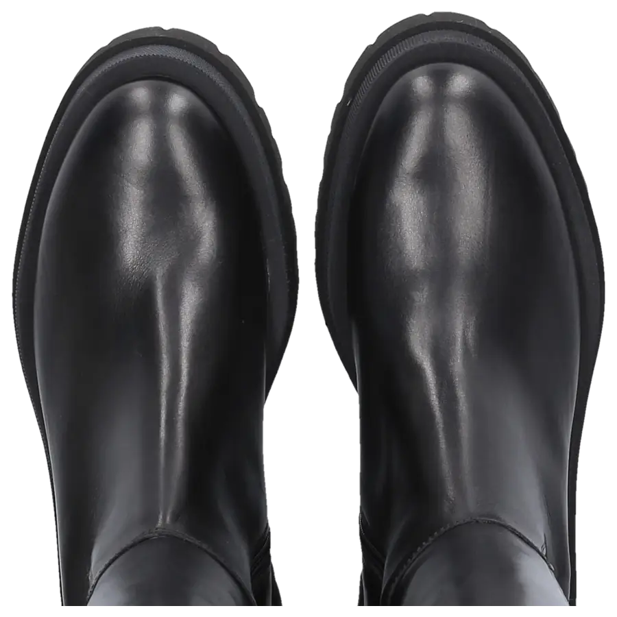 305 SOBE - Stiefel CROSBY Kalbsleder - schwarz
