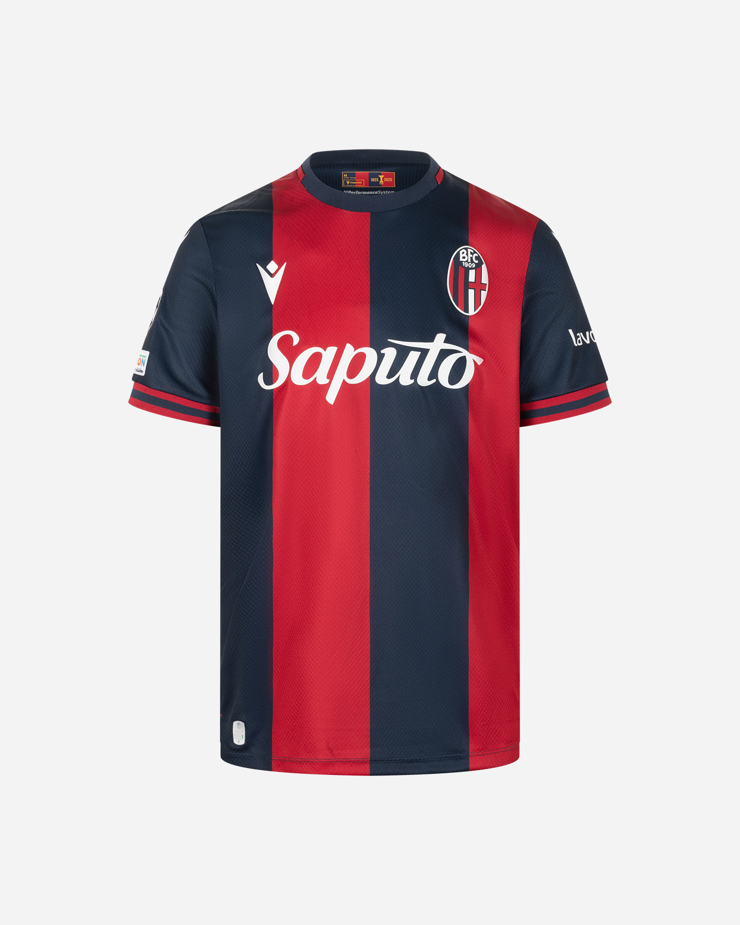 Oficjalna koszulka piłkarska Macron Bologna Champions League Home 24-25 M 70006690