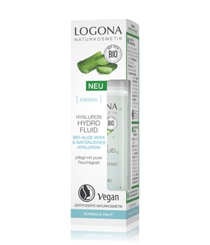 Logona Classic Hyaluron Hydro Fluid Bio-Aloe Vera & Hyaluronsäure Gesichtsfluid-30 ml
