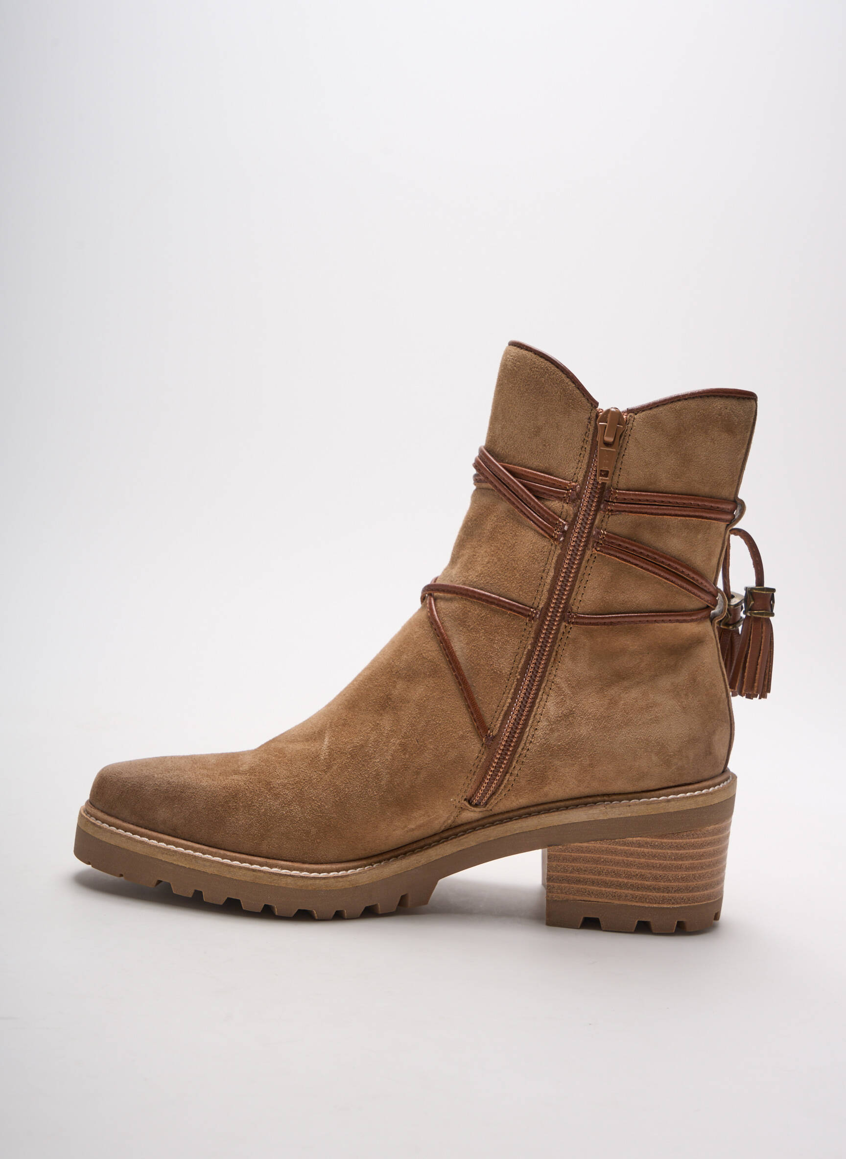 Mam Zelle Bottines Femme couleur beige