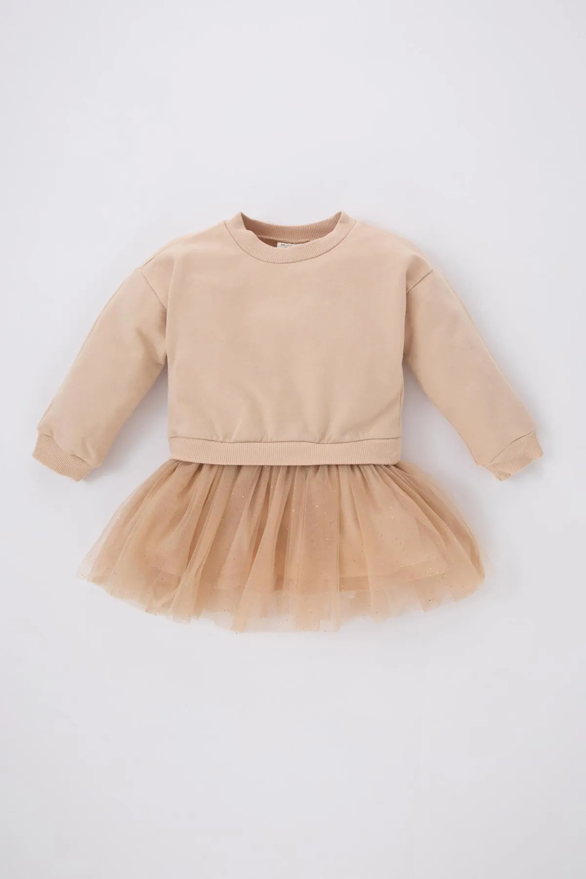 DeFacto  Langarm-Tutu-Sweatkleid für Mädchen