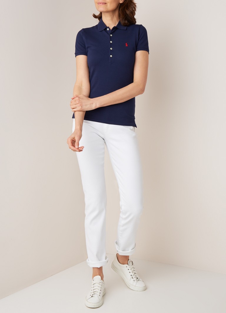 Ralph Lauren Julie polo in cotton piqué with logo embroidery
