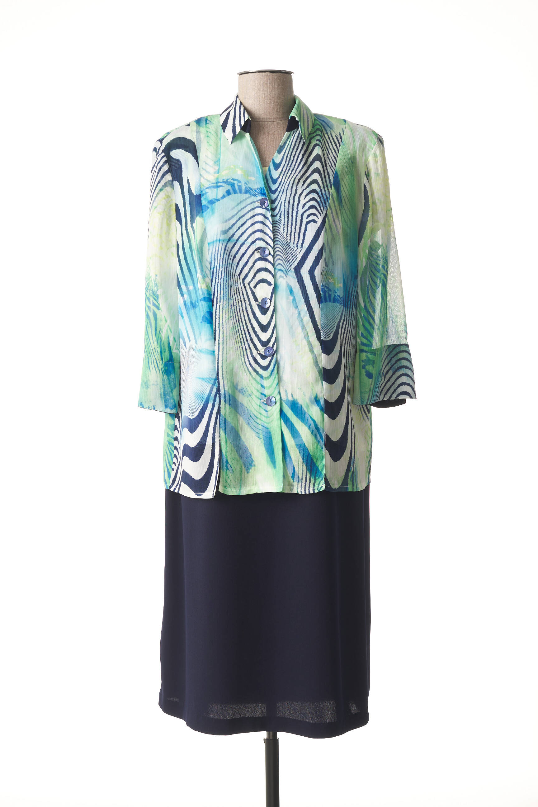 France Rivoire Ensembles Robe Femme couleur bleu