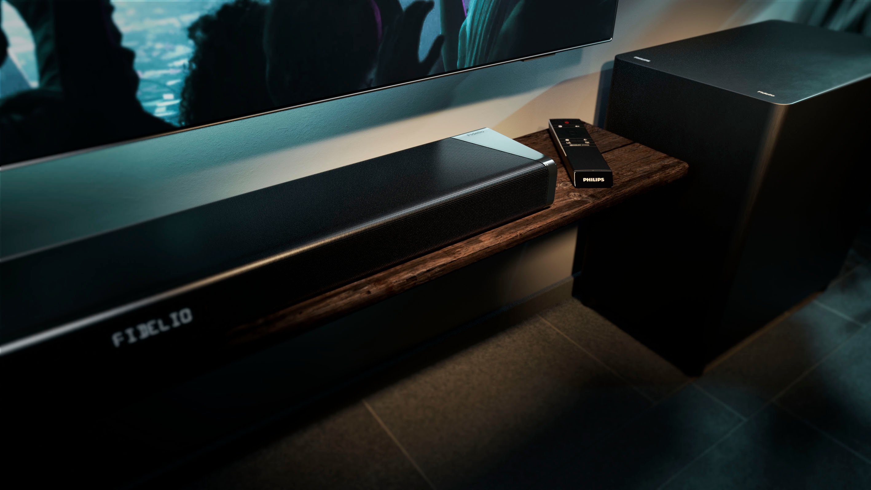 Philips Fidelio B95 5.1.2 Soundbar (Bluetooth, WLAN, 410 W)