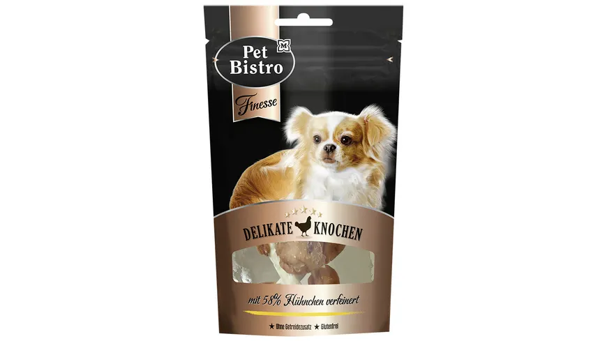 Pet Bistro Finesse Delikate Knochen mit 58% Hühnchen