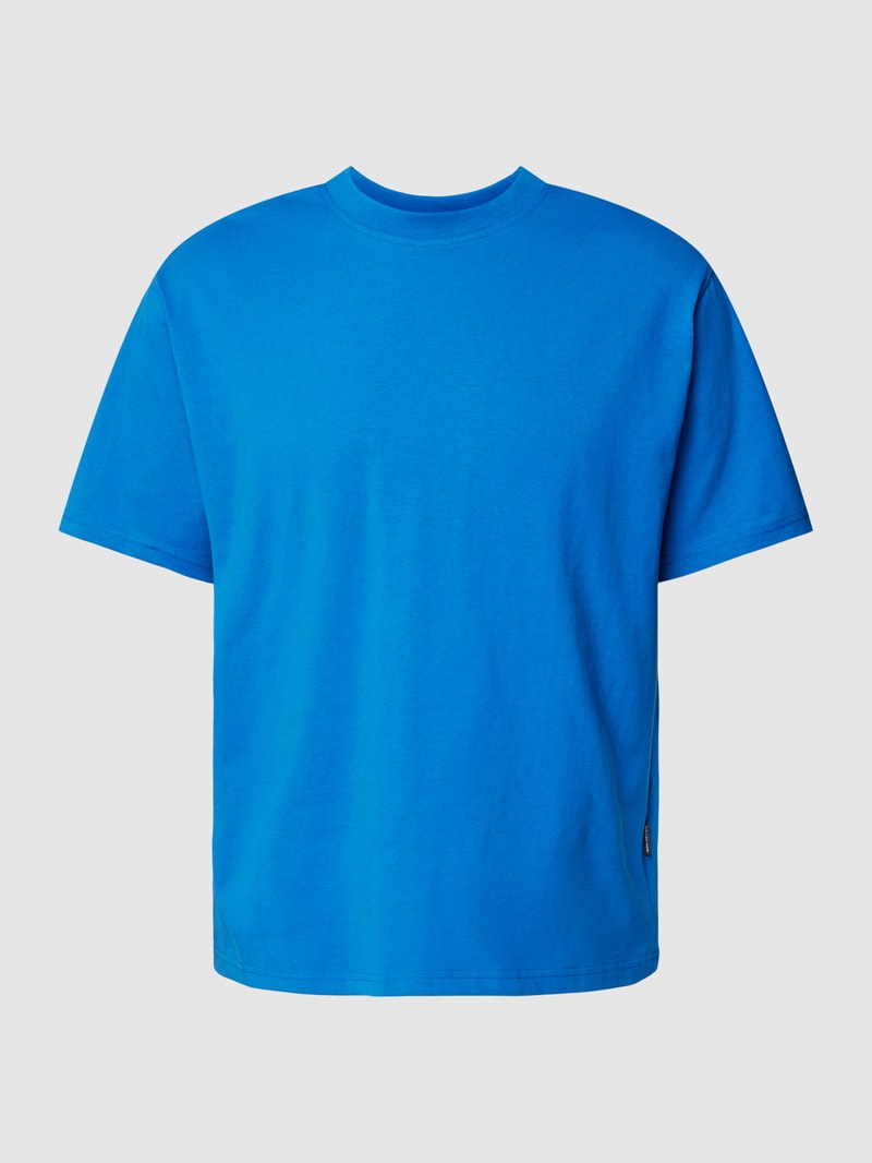 T-Shirt mit Rundhalsausschnitt in royalblau